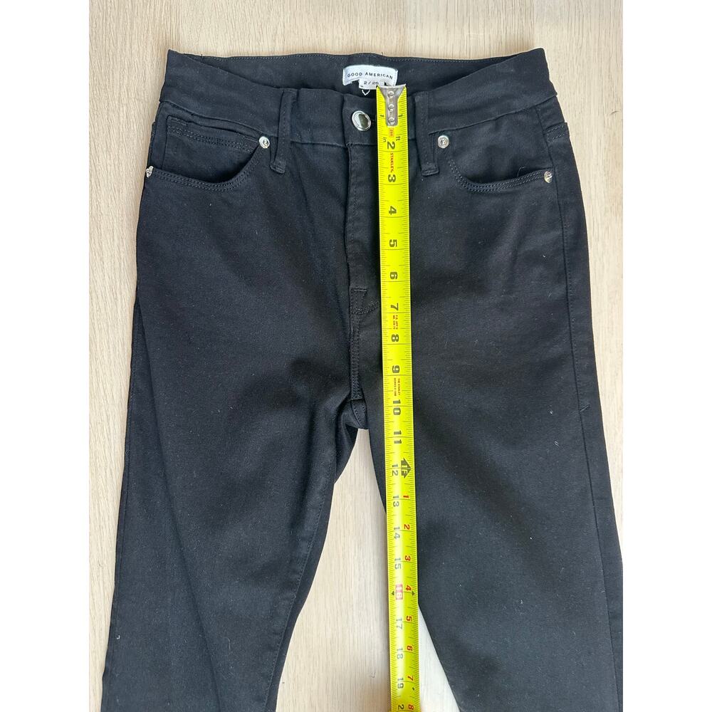 Good American Black Denim Jeans - Size 2 - Mint - Picture 4 of 7